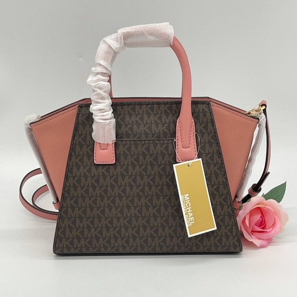 Michael Kors Small Avril Top Zip Satchel  … - Picture 5 of 11